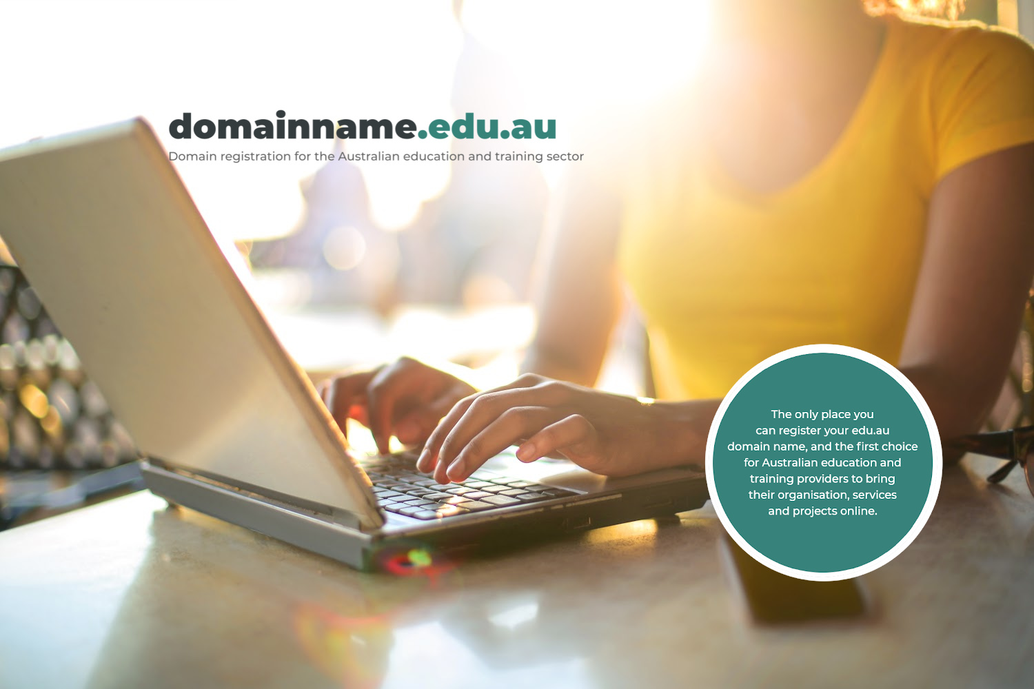 Show you are a recognised education provider with an edu.au domain