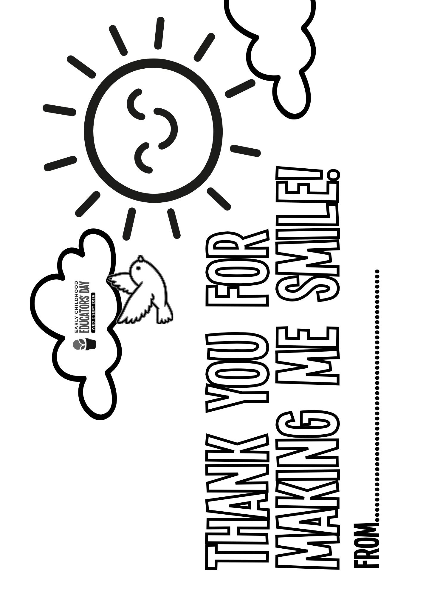 Ece Day 2026 Colouring Card 2 Celia2025